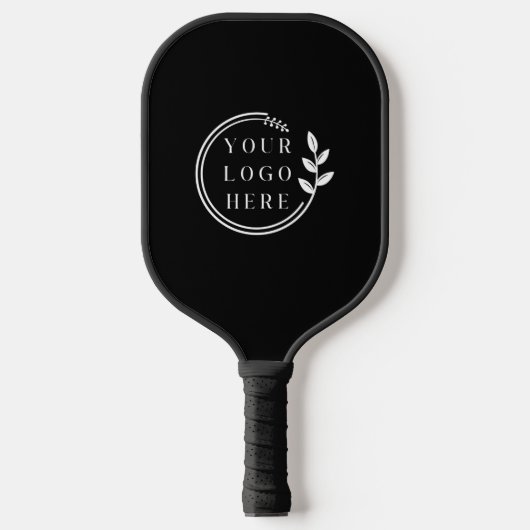 Einfache Firmenlogos für Unternehmen Pickleball Schläger (Vorderseite)