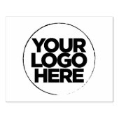 Einfache Firmenlogos Groß Gummistempel (Prägung)