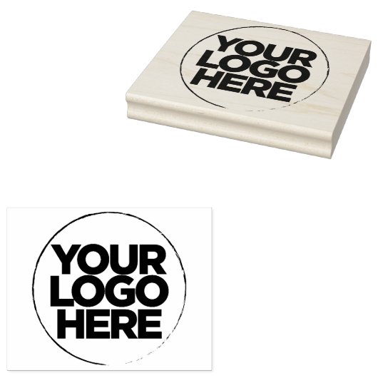 Einfache Firmenlogos Groß Gummistempel (Stempel)
