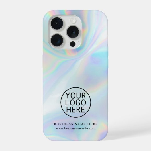Einfache Firmenlogos iPhone Hülle (Rückseite)