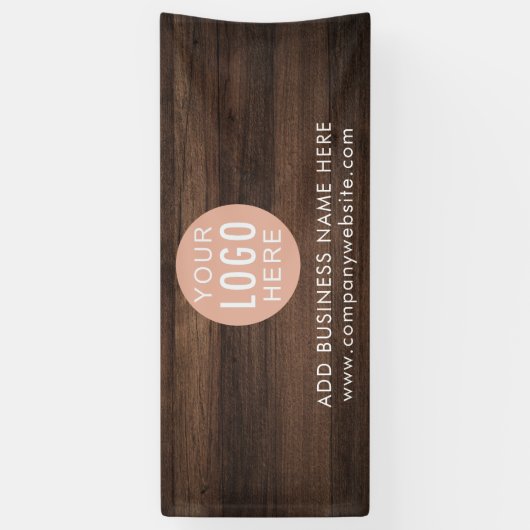 Einfache Firmenlogos und Firmenwebsite Banner (Vertikal)