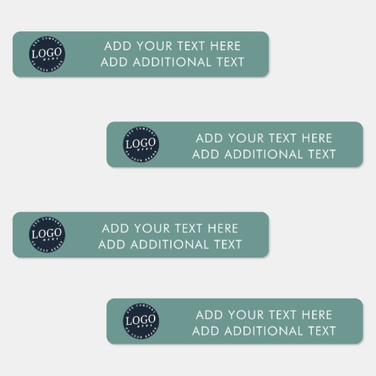 Einfache Firmenlogos und Individuelle Name Etiketten (Gruppe)