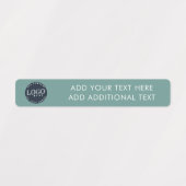 Einfache Firmenlogos und Individuelle Name Etiketten (Design 1)