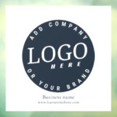 Einfache Firmenlogos und Minimalistische Website Fensteraufkleber (Blatt 3)