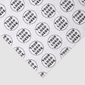 Einfache Firmenlogos-Verpackung Seidenpapier (Ausschnitt)