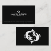 einfache Fische Visitenkarte (Vorne/Hinten)