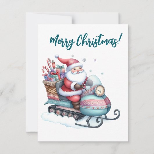 Einfache Fischerei Feiertagskarte (Vorderseite)