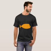 Einfache Fischzeichnung T-Shirt (Vorne ganz)