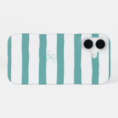 einfache florale iPhone 16 Hülle (Rückseite (Horizontal))