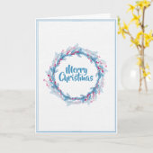 Einfache florale Personalisierte Urlaubskarte Karte (Gelbe Blume)