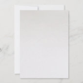 Einfache florale QR Code Bridal Dusche Einladung (Rückseite)