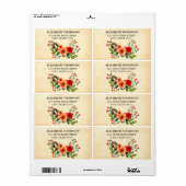 Einfache florale Rückgabe (Vorne)