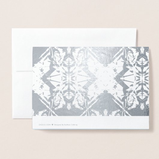 Einfache Foil Cards Folienkarte (Rückseite mit Umschlag)