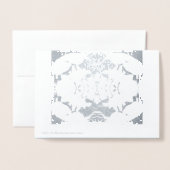 Einfache Foil Cards Folienkarte (Rückseite mit Umschlag)