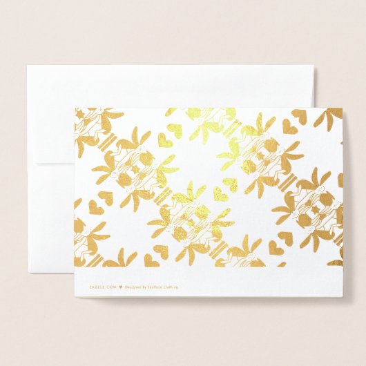 Einfache Foil Cards Folienkarte (Rückseite mit Umschlag)