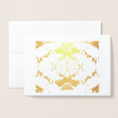 Einfache Foil Cards Folienkarte (Vorderseite mit Umschlag)