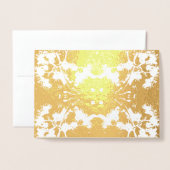 Einfache Foil Cards Folienkarte (Vorderseite mit Umschlag)