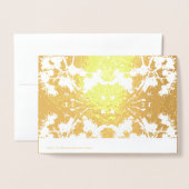 Einfache Foil Cards Folienkarte (Rückseite mit Umschlag)