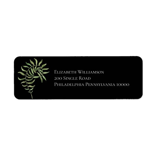 Einfache Foliage Brie/schwarz (Vorne)