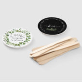 Einfache Foliage Hochzeit Fächer (Non-assembled)