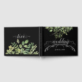 Einfache Foliage, Hochzeit Gästebuch (Voll)