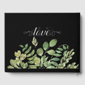 Einfache Foliage, Hochzeit Gästebuch (Rückseite)