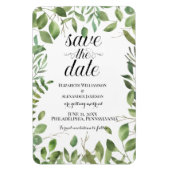 Einfache Foliage /Save the Date /Hochzeit Magnet (Vertikal)