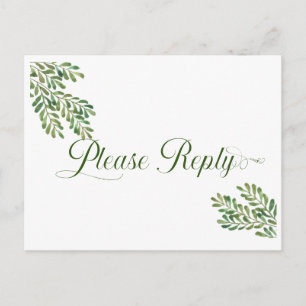 Einfache Foliage-UAWG Postkarte
