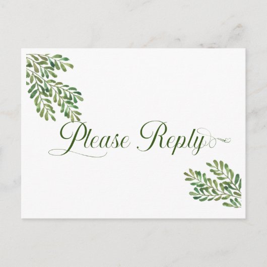 Einfache Foliage-UAWG Postkarte (Vorderseite)