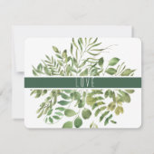 Einfache Folien, Save the Date mit der Website für (Rückseite)