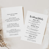 Einfache formale Kalligraphie-Hochzeitkarte Einladung