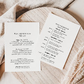 Einfache formale Kraft-Hochzeitkarte Einladung