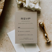 Einfache formale Kraft-RSVP-Karte RSVP Karte