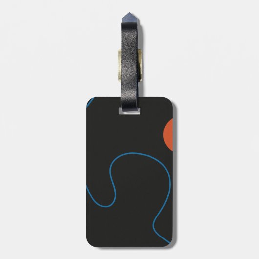 Einfache Formen, Kunst des Mittelalters Gepäckanhänger (Rückseite vertikal)