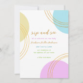 Einfache Formen sippen und sehen Einladung (Vorderseite)