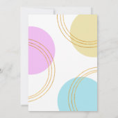 Einfache Formen sippen und sehen Einladung (Rückseite)