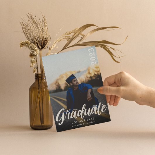 Einfache Foto-2025-Graduierungspartei Einladung