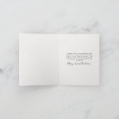 Einfache Foto-Beerdigung Gedenkkarte Dankeschön Ka Dankeskarte (Innenseite)