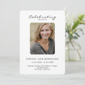 Einfache Foto-Beerdigungsorden Programm (Stehend Vorderseite)