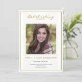 Einfache Foto-Beerdigungsorden Programm (Stehend Vorderseite)