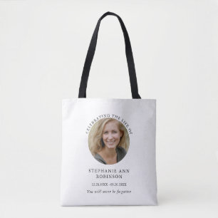 Einfache Foto-Beerdigungsorden Tasche