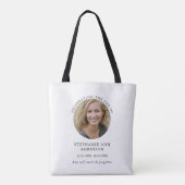 Einfache Foto-Beerdigungsorden Tasche (Rückseite)