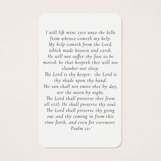 Einfache Foto Beileid Beerdigung Gedenkkarte (Rückseite)