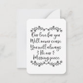 Einfache Foto-Beileid-Beerdigungskarte Mitteilungskarte (Rückseite)