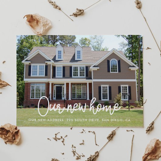 Einfache Foto-Bewegungsanzeige Postkarte