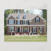 Einfache Foto-Bewegungsanzeige Postkarte (Vorderseite)