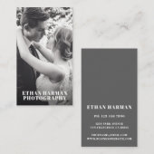 Einfache Foto Fotograf Visitenkarte (Vorne/Hinten)