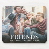 Einfache Foto Freunde Personalisiert Mousepad (Vorne)