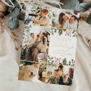 Einfache Foto-Happy-Card Folieneinladung