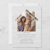 Einfache Foto Housewarming Party Einladung (Vorderseite)